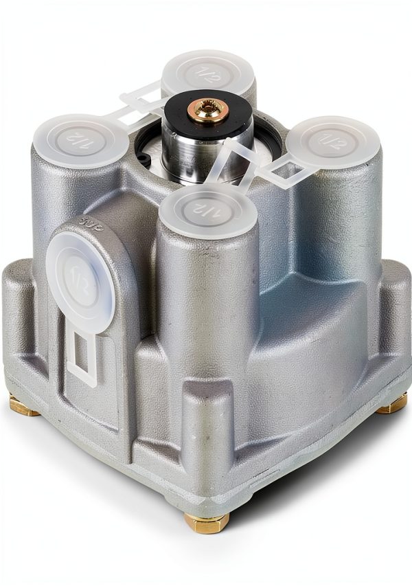Brake Relay Valve HPOPUAUTO 2‑Port Silver-0