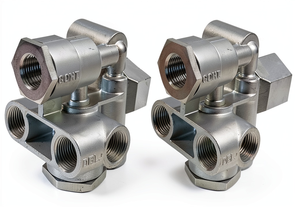 Installing Torque Trailer Spring Brake Valve 2 Pack Stainless Steel on a wooden workbench