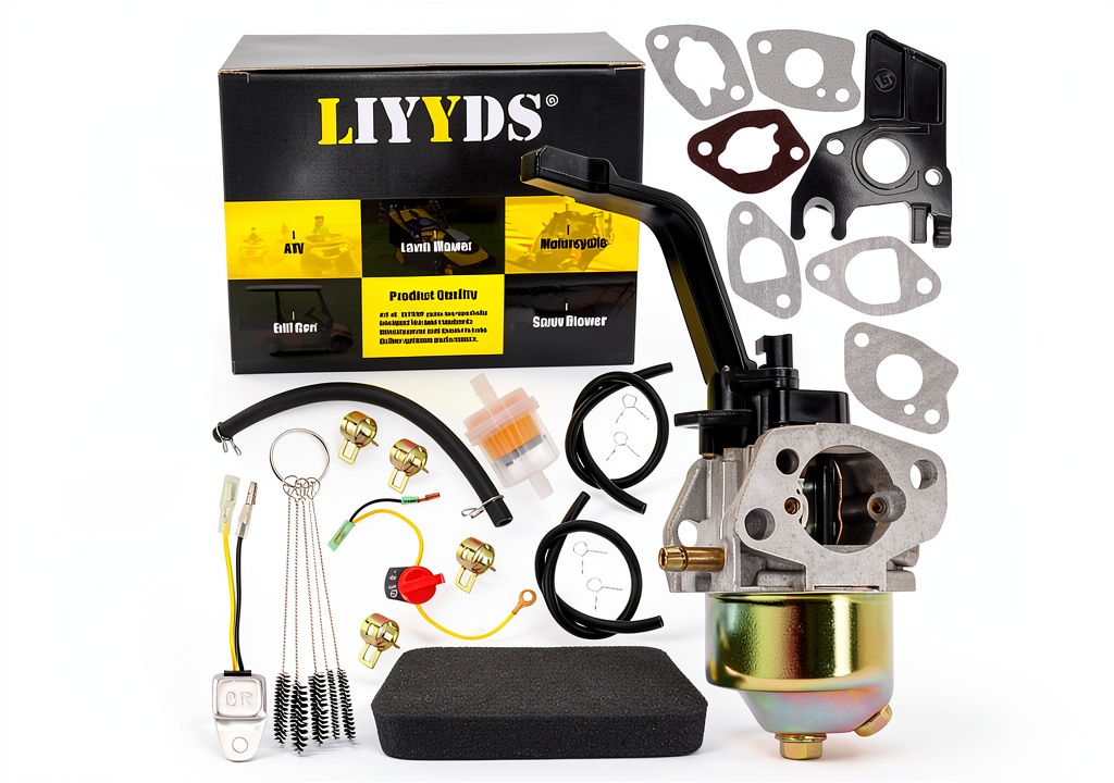 Installing LIYYDS Carburetor Kit for Firman 3650/4550 Watt Portable on a wooden desk