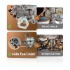 condgreemee 4 Barrel Carburetor for Chevy Cars-5