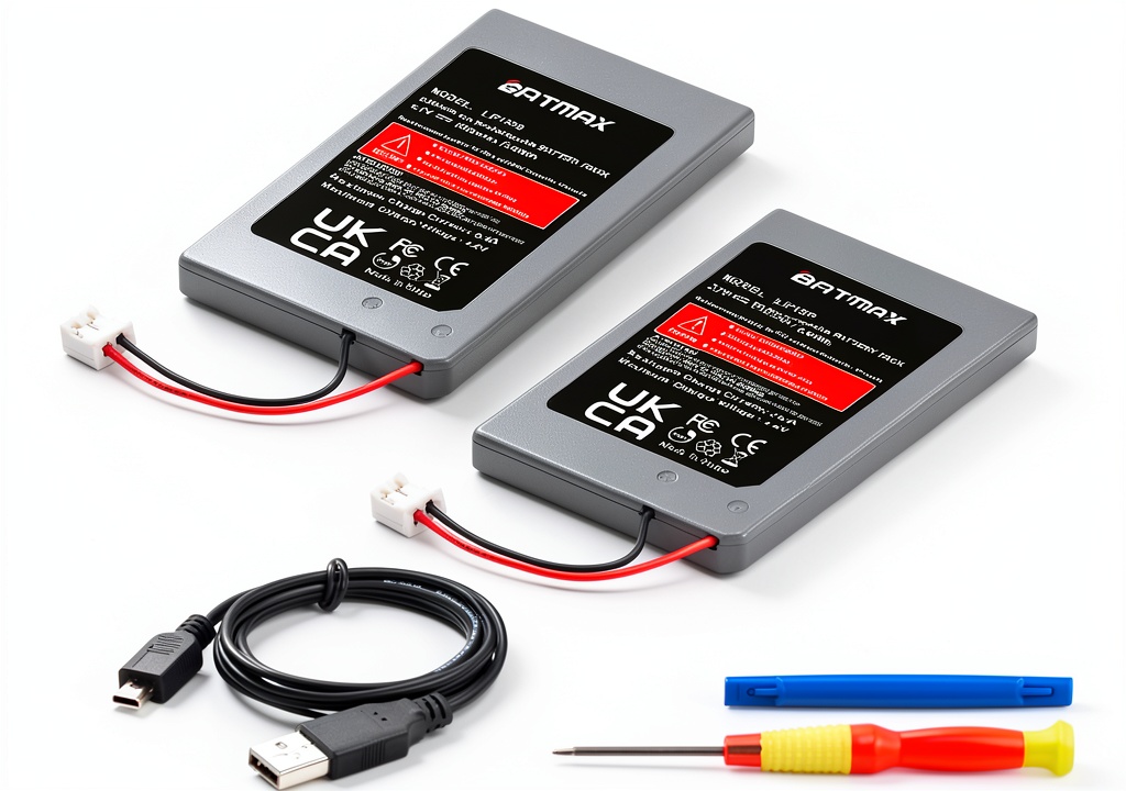Installing PlayStation 3 Rechargeable Li-ion Battery by Batmax on a wooden desk