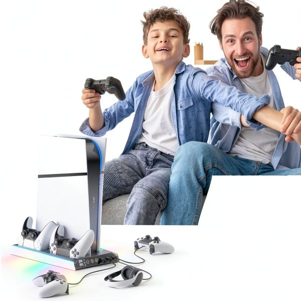 PlayStation 5 Cooling Stand Fenolical Large White-6