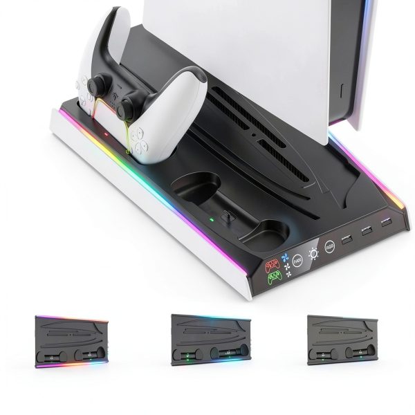 PlayStation 5 Cooling Stand Fenolical Large White-2