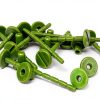 Andymation Snap Screws Green for Flipbooks 16 Screws & 16 Studs-1