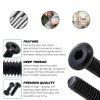 M6-1.0 x 75mm Flat Head Binding Screws – Fayeploo Stainless Black Set-3