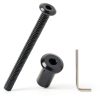 M6-1.0 x 75mm Flat Head Binding Screws – Fayeploo Stainless Black Set-0