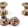 Chicago Binding Screws Post DANCEPANDA 50pcs Metal Cross Head 5x6mm-2
