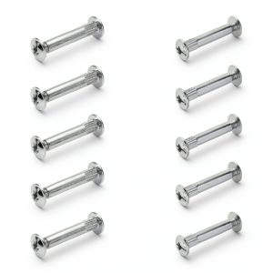 Bettomshin M4 Binding Screw 10pcs Nickel Plated Carbon Steel Kit-0