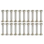 PATIKIL Binding Screw Posts 20 Set Steel Fasteners for DIY-0