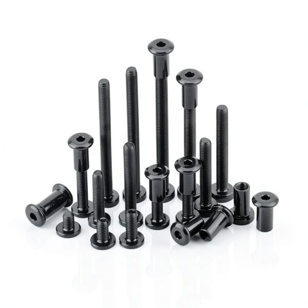M6-1.0 x 75mm Flat Head Binding Screws – Fayeploo Stainless Black Set-5