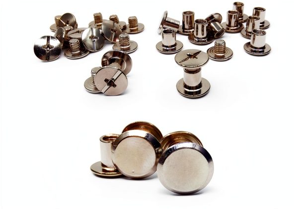 Chicago Binding Screws Post DANCEPANDA 50pcs Metal Cross Head 5x6mm-3