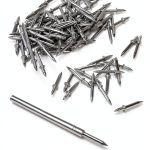 Double Headed Skirting Nails 100 Pack Traceless Invisible Trim for MDF-0