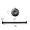 M6-1.0 x 75mm Flat Head Binding Screws – Fayeploo Stainless Black Set-1