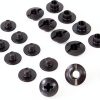1/8" Black Chicago Screws & Binding Posts Fasteners for Leather Straps/Belts, Kydex Holster/Sheath Repair or Rivet Parts Replacement, Thru Hole Open Slot Design. Made in USA-1