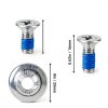 72Pcs Snowboard Binding Screw Set - Two Sizes Snowboarding Mounting Screws with Screw Washers, Fits Most Snowboards Ski Sport Bindings Discs Replacement (M6 × 16mm + 14mm)-1