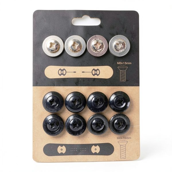 LTKJ Snowboard Binding Screws Stainless Steel 12 Pack Mixed M6 Lengths-0