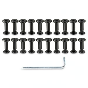 Binding Post Screw uxcell 20 Set Stainless Steel with Wrench-0