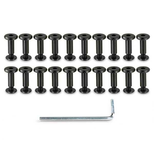 Binding Post Screw uxcell 20 Set Stainless Steel with Wrench-0