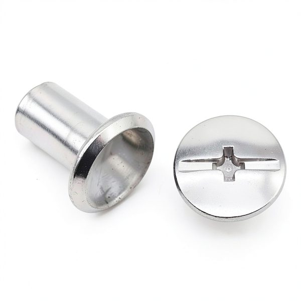 Glvaner 40 Sets M3 x 6mm Binding Screws, 304 Stainless Steel 18-8, Cross Head Chicago Screw Bingding Post Screw Kits for DIY Leather, Photo Albums, Bookbinding, Scrapbook, Belt-2