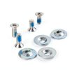 72Pcs Snowboard Binding Screw Set - Two Sizes Snowboarding Mounting Screws with Screw Washers, Fits Most Snowboards Ski Sport Bindings Discs Replacement (M6 × 16mm + 14mm)-3
