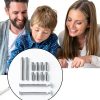 2 Pack Chicago Screws and 12 PCS Scrapbook Extension Posts - Album Binding Posts Replacement for Refillable Photo Albums, Scrapbooks, and DIY Craft Pages-3