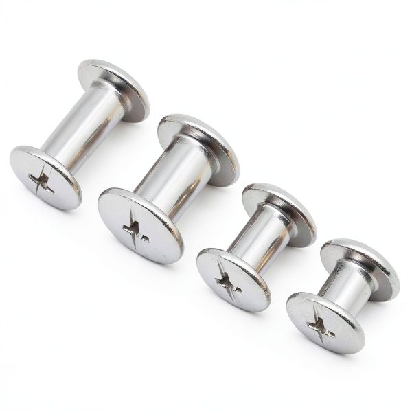 Glvaner 40 Sets M3 x 6mm Binding Screws, 304 Stainless Steel 18-8, Cross Head Chicago Screw Bingding Post Screw Kits for DIY Leather, Photo Albums, Bookbinding, Scrapbook, Belt-3
