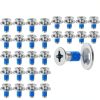 72Pcs Snowboard Binding Screw Set - Two Sizes Snowboarding Mounting Screws with Screw Washers, Fits Most Snowboards Ski Sport Bindings Discs Replacement (M6 × 16mm + 14mm)-0