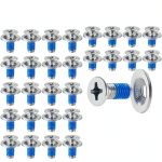 72Pcs Snowboard Binding Screw Set - Two Sizes Snowboarding Mounting Screws with Screw Washers, Fits Most Snowboards Ski Sport Bindings Discs Replacement (M6 × 16mm + 14mm)-0