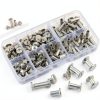 160 Pcs Chicago Screws and Extention Posts, Chicago Scrapbook Extension Posts and Screws, M4 M5 Photo Albums Book Phillips Binding Screws and Posts for Leather Saddles Purses Belt Scrapbook-2